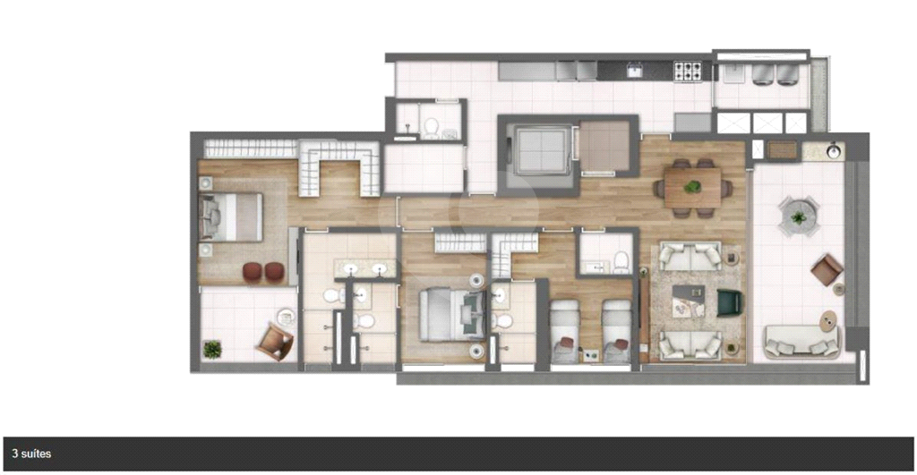 Apartamento para venda, 196m², 3 suítes, sacada churrasqueira, vista panorâmica. 5 vagas. Pinheiros
