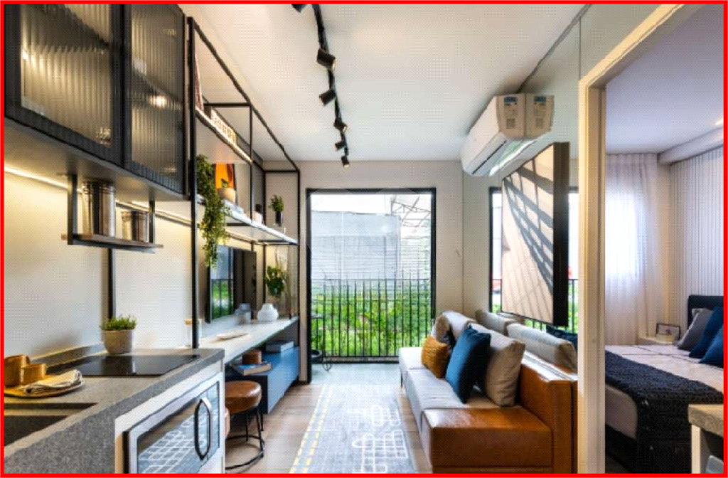 Studio de 27m² no Condomínio Vibe Pinheiros