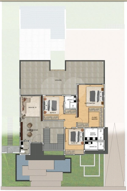 Belíssima casa com 4 suítes em Itupeva 