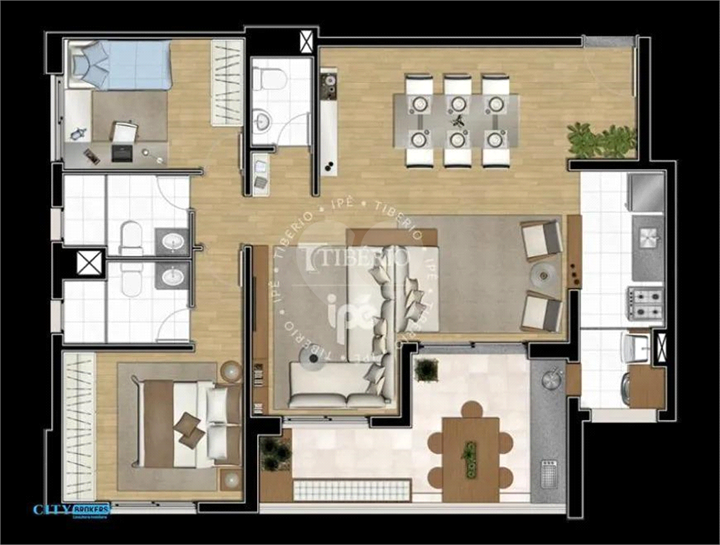 Apartamento Class Guarulhos - 94,34m² | 3 Dormitórios e 2 vagas | Mobiliado e Pronto para Morar