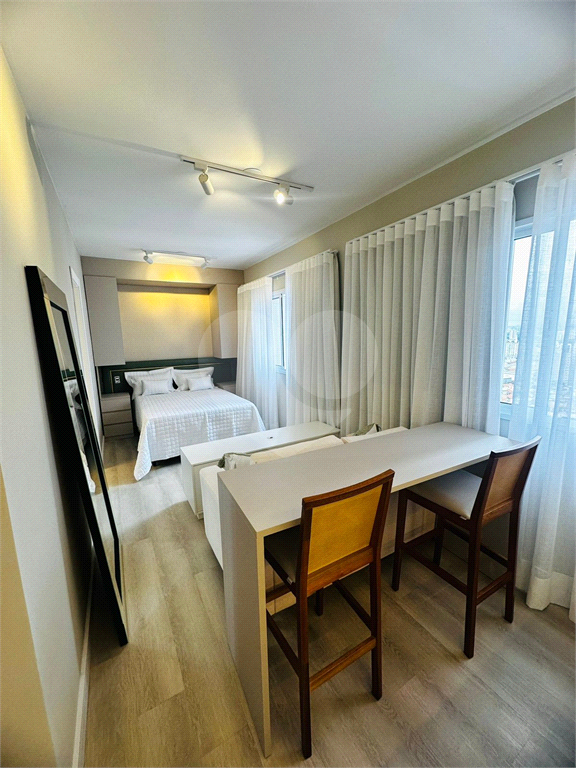 Studio mobiliado, a venda com  27m² - Lazer completo