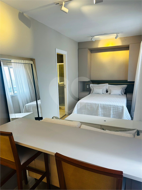 Studio mobiliado, a venda com  27m² - Lazer completo