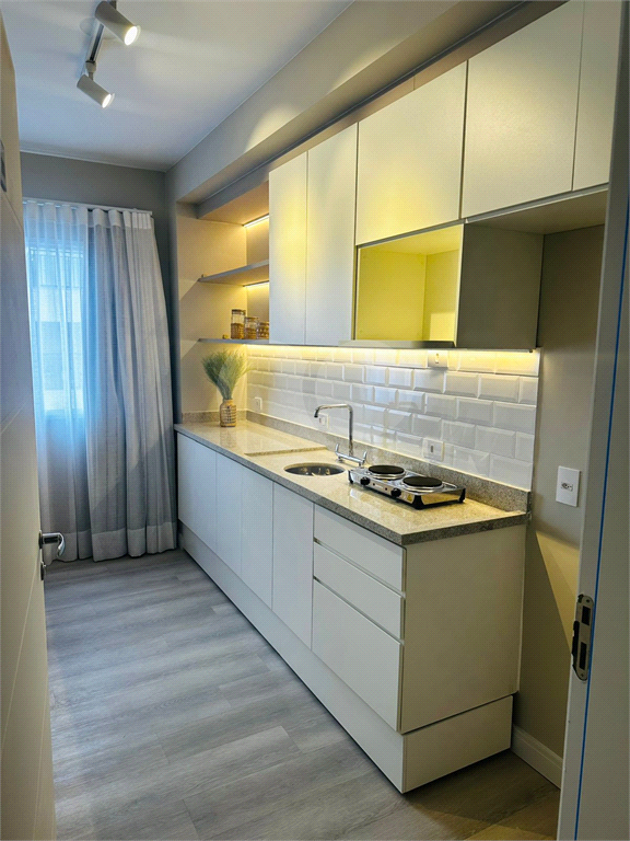 Studio mobiliado, a venda com  27m² - Lazer completo