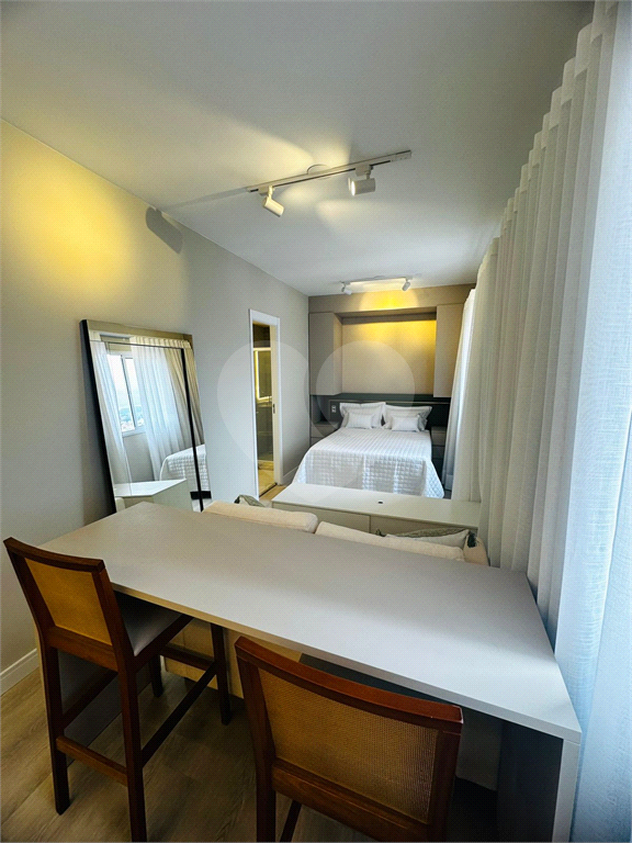 Studio mobiliado, a venda com  27m² - Lazer completo