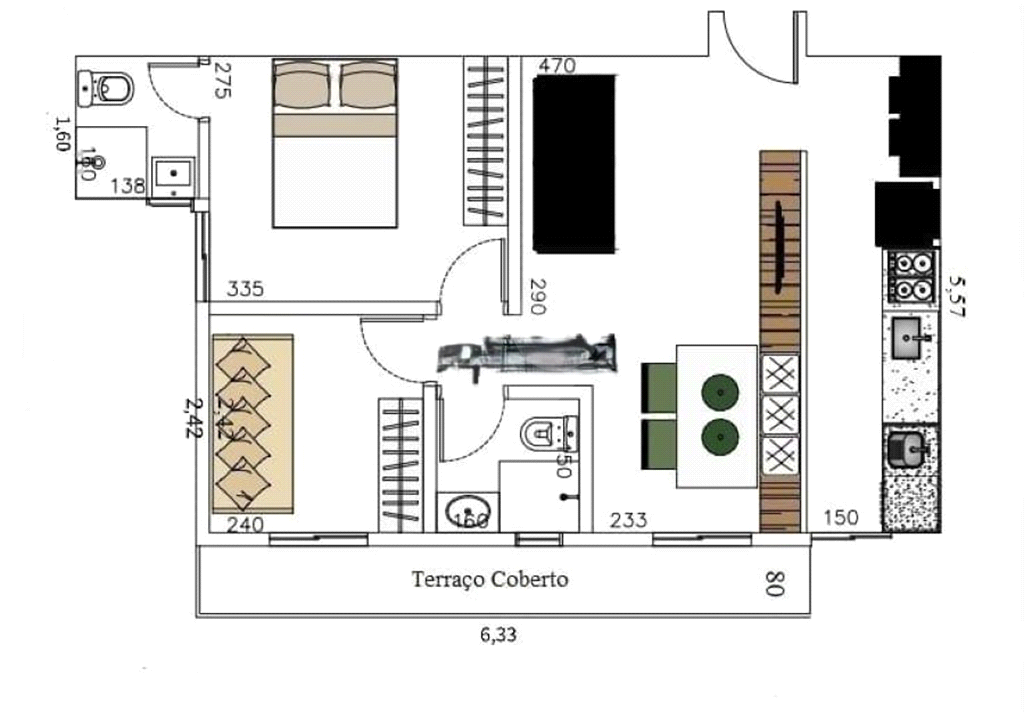 Apartamento novo no Jardim São Paulo próximo ao metrô