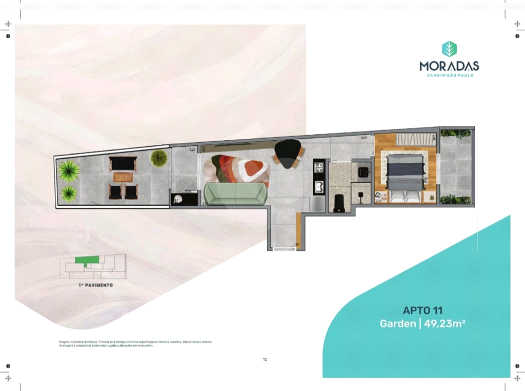 Apartamentos Studio, 1 e 2 dormitórios Jardim São Paulo