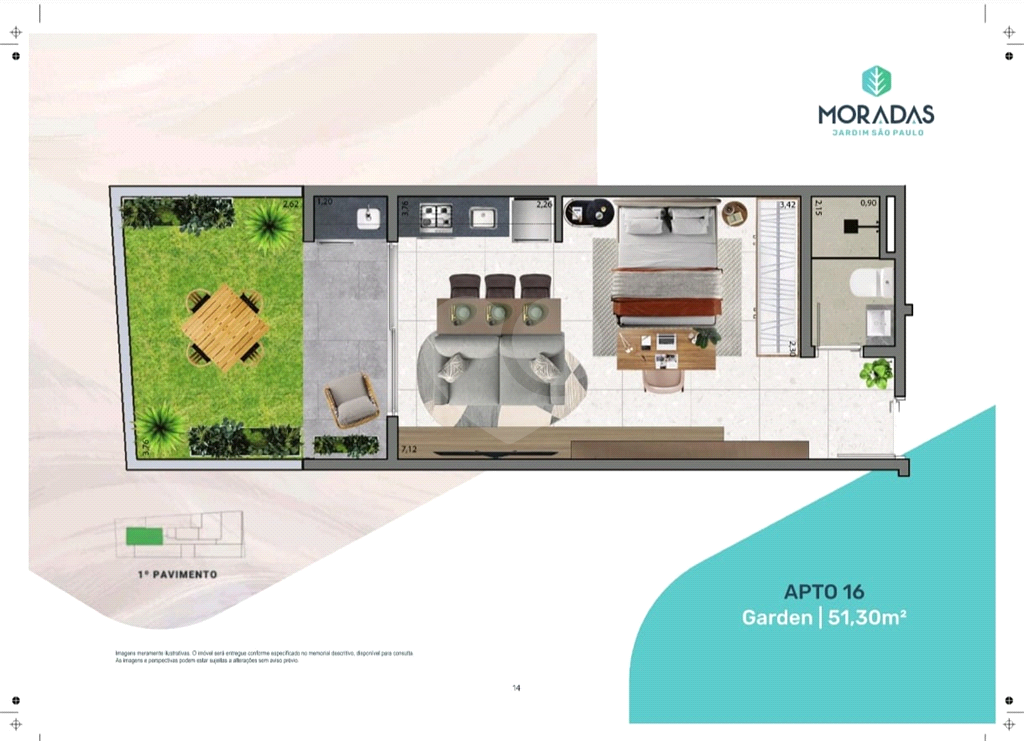 Apartamentos Studio, 1 e 2 dormitórios Jardim São Paulo