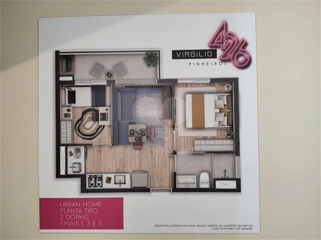 Apartamento à venda em Pinheiros, com previsão de entrega para fevereiro/2025