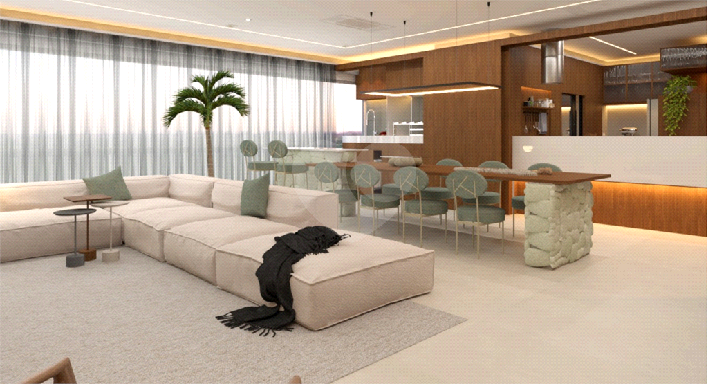 Imóvel 190m² sala de estar ampla com varanda gourmet 4 suítes lazer completo 3 vagas Pompéia