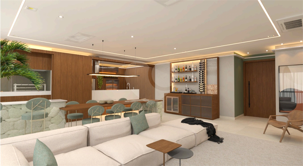 Imóvel 190m² sala de estar ampla com varanda gourmet 4 suítes lazer completo 3 vagas Pompéia
