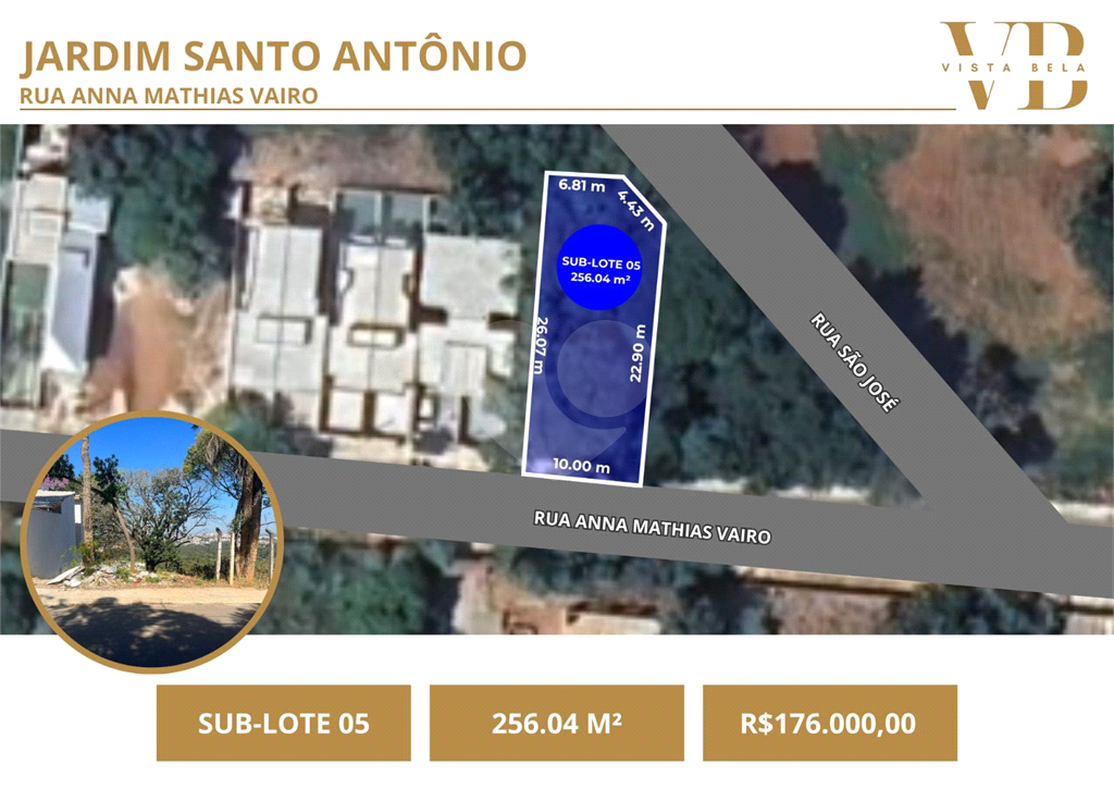 Terreno, 256 m² - Foto 1