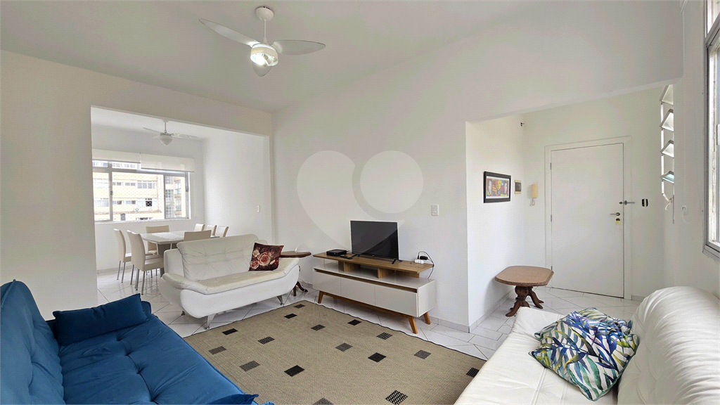 Apartamento para venda frente mar vista lateral 2 dormitórios 2 banheiros Boqueirão Santos - SP