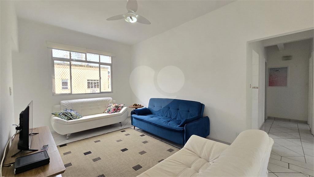 Apartamento para venda frente mar vista lateral 2 dormitórios 2 banheiros Boqueirão Santos - SP
