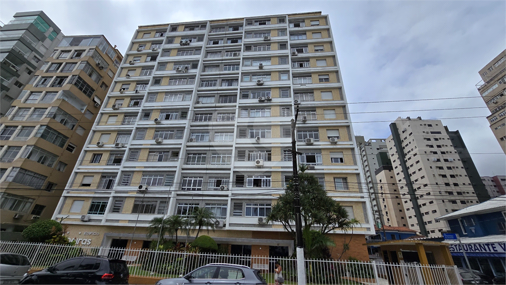 Apartamento para venda frente mar vista lateral 2 dormitórios 2 banheiros Boqueirão Santos - SP