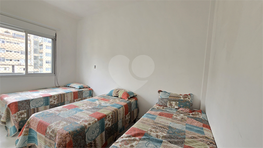 Apartamento para venda frente mar vista lateral 2 dormitórios 2 banheiros Boqueirão Santos - SP