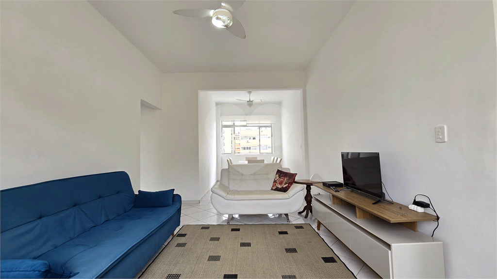Apartamento para venda frente mar vista lateral 2 dormitórios 2 banheiros Boqueirão Santos - SP