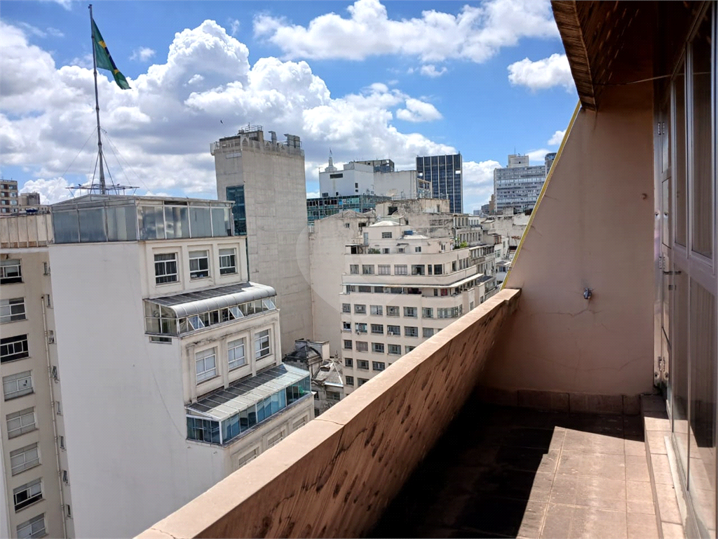 Sala comercial na  República,com varanda.,45 m² .