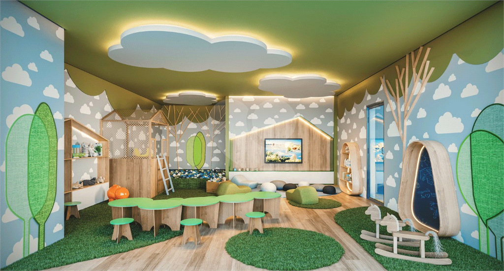 Imóvel 42m² com 2 quartos, sala com varanda envidraçada e lazer completo Campo Belo