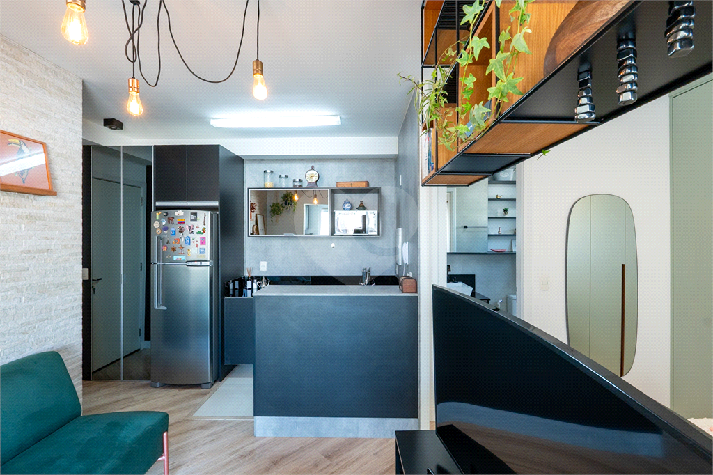 O Studio com 36 m2 com 1 dormitório e vaga de garagem.