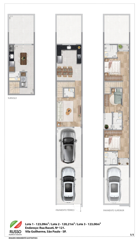 na parada inglesa sobrado com 3 suites 2 vagas e quintal com  espaço gourmet 