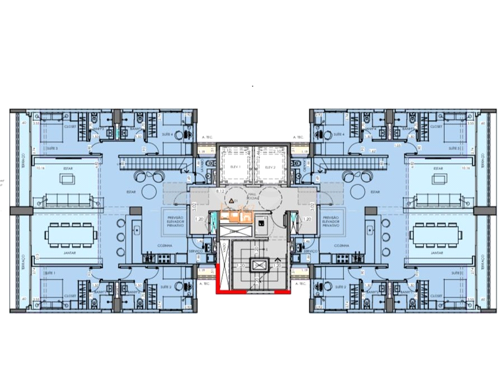 Lançamento cobertura de 356m² com 2 quartos 1 suíte na região da Braz Leme - Santana - SP