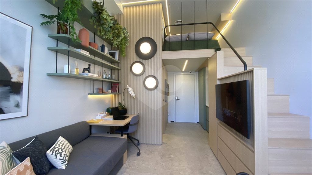 Studio+ Vila Mariana: Conforto e Sofisticação em 23m² com Pé-Direito de 3,70m