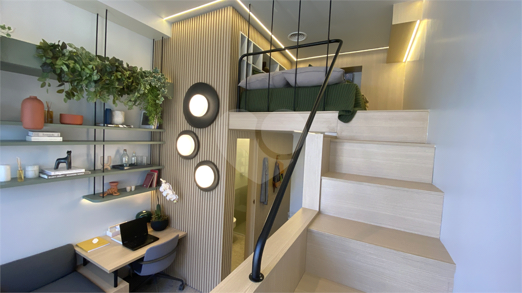 Studio+ Vila Mariana: Conforto e Sofisticação em 23m² com Pé-Direito de 3,70m