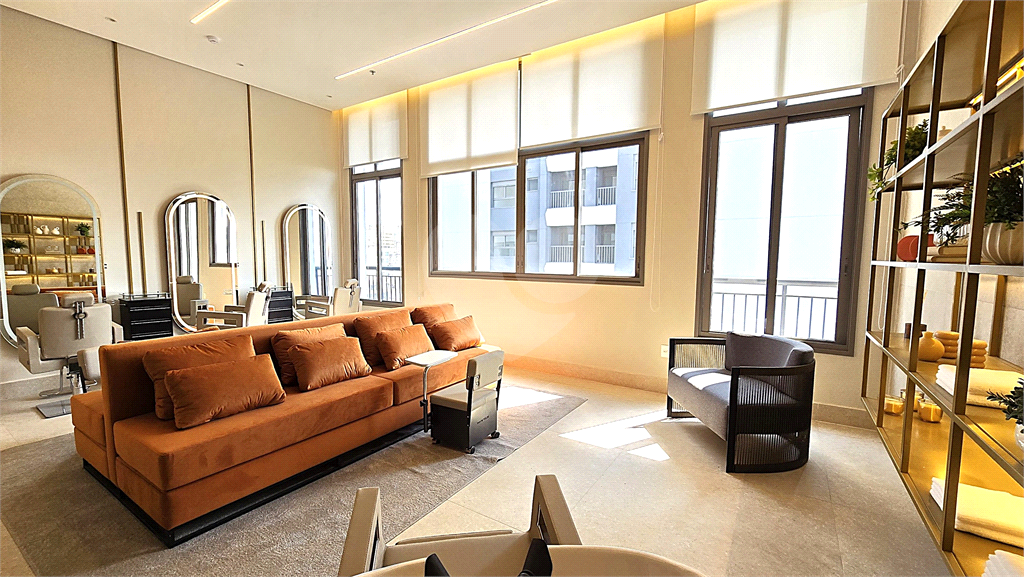 Apartamento Studio para venda mobiliado com lazer completo no Paraíso.
