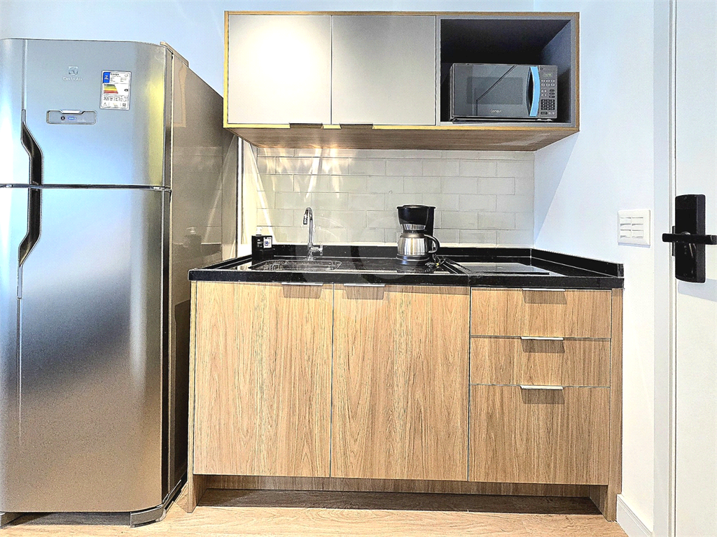 Apartamento Studio para venda mobiliado com lazer completo no Paraíso.