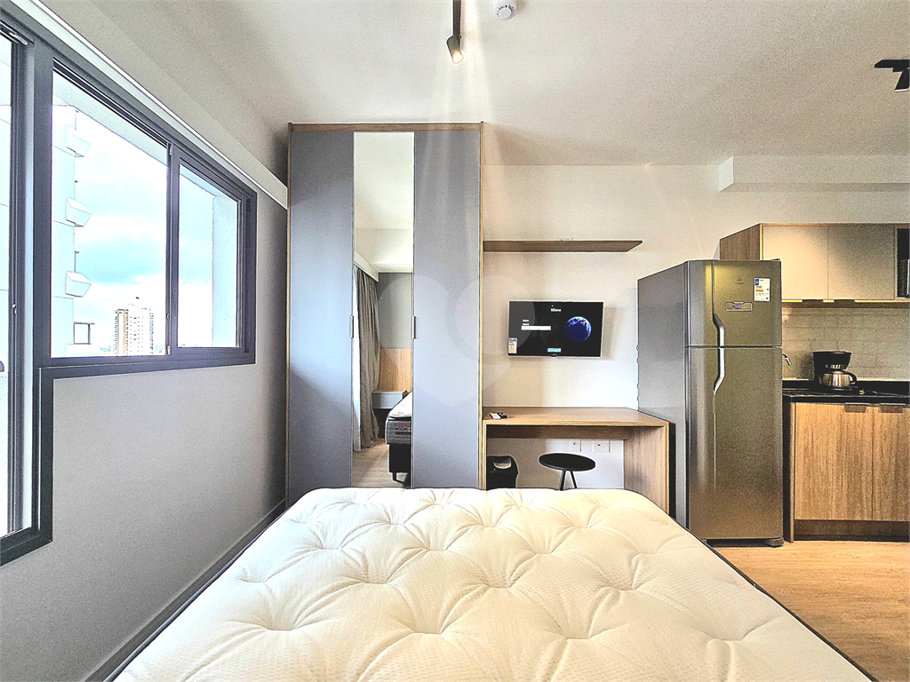 Apartamento Studio para venda mobiliado com lazer completo no Paraíso.