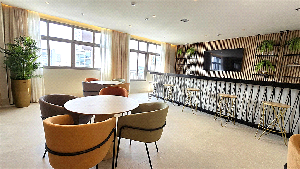 Apartamento Studio para venda mobiliado com lazer completo no Paraíso.