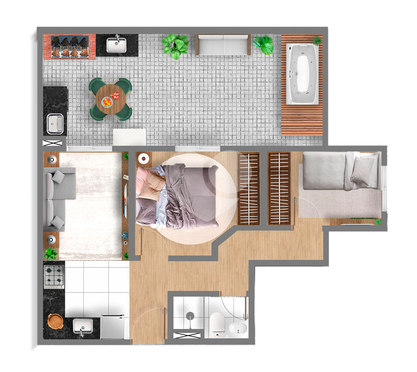 Apartamento Garden à Venda em Perdizes: Conforto e Verde no Classique Perdizes