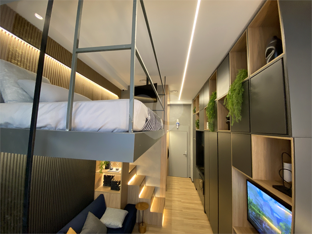 Studio Compacto de 26 m² no Paraíso: Conforto Inteligente para Viver ou Investir
