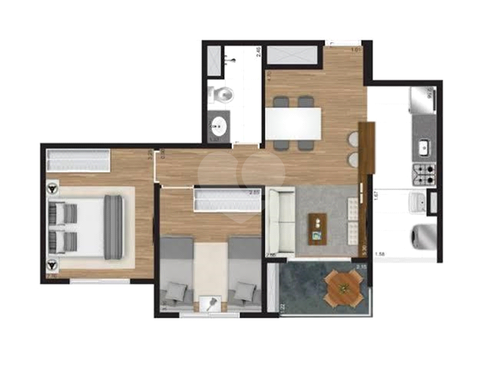 VILA CARIOCA - IPIRANGA - APARTAMENTO MOBILIADO PRONTINHO PARA MORAR! 