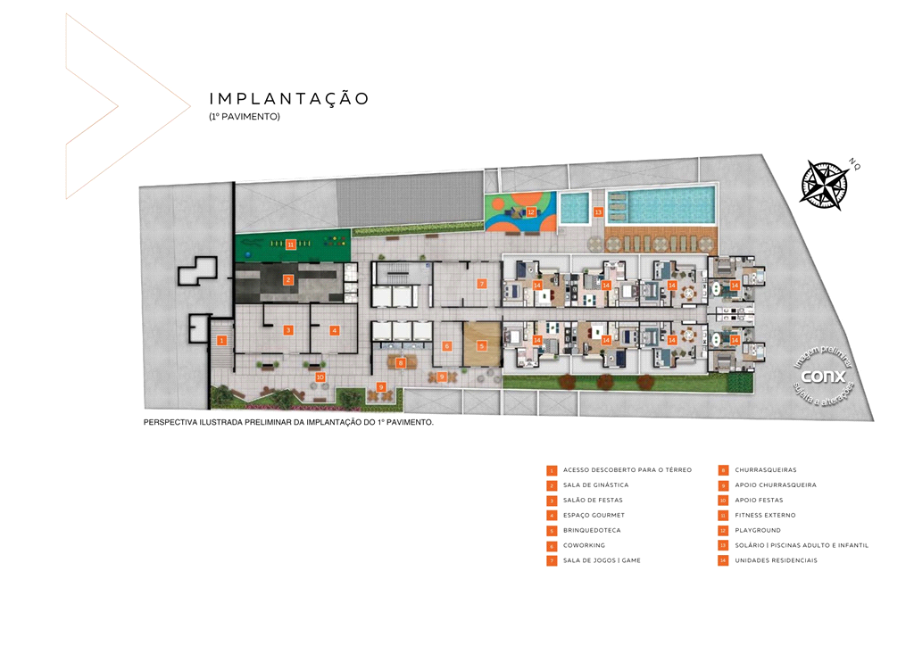 Apartamento de 38m² com 2 Dormitórios e Vaga de Garagem