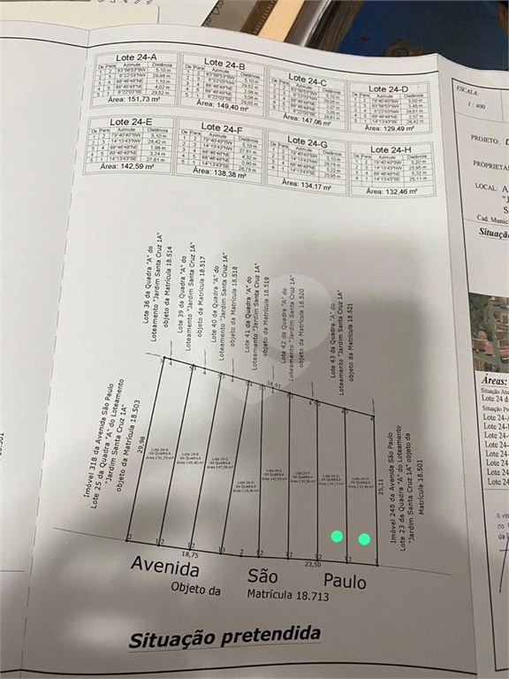 TERRENO/LOTE A VENDA