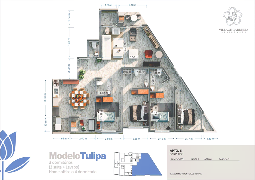 Apartamento, 4 quartos, 140 m² - Foto 42