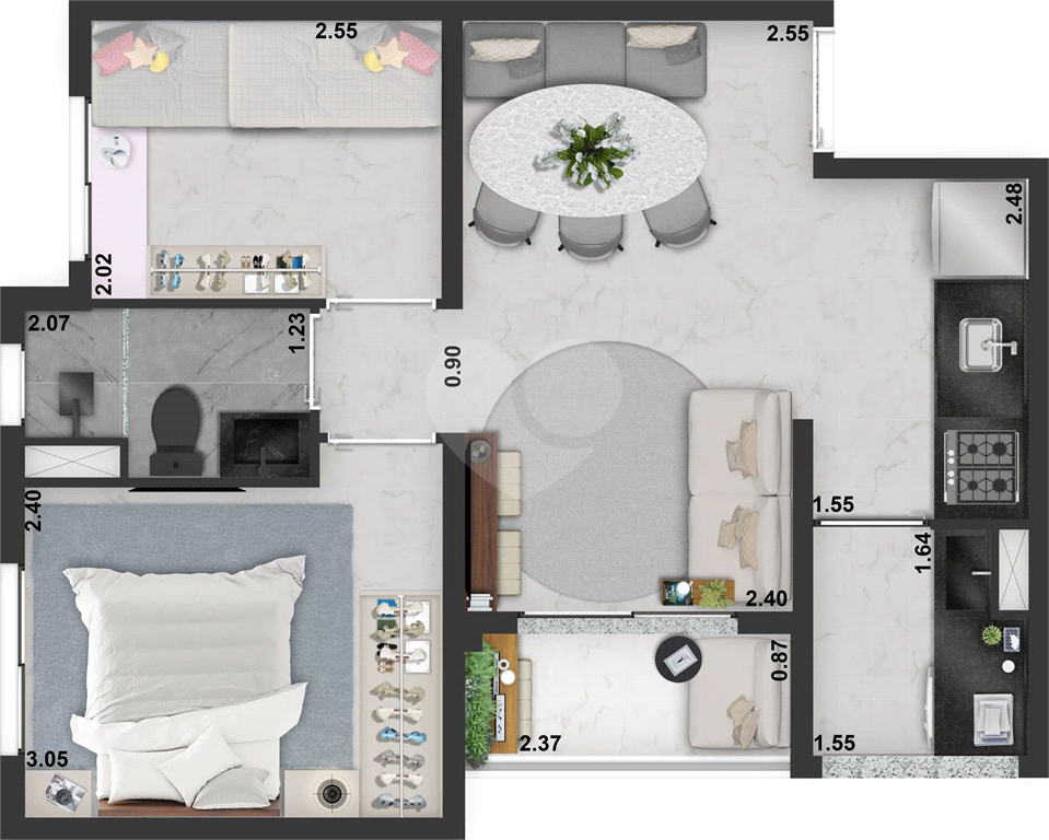 Última Unidade! Apartamento 2 Dormitórios | 40m² | Pronto para Morar | 5 Min da Estação Butantã