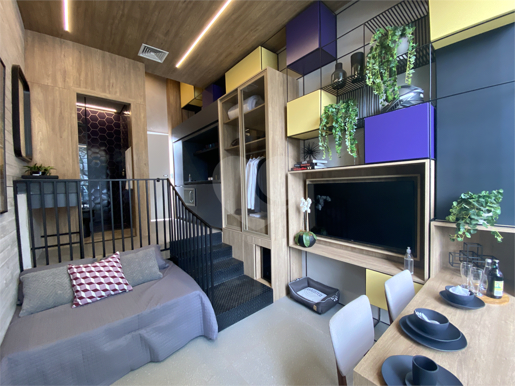 Studio no Brooklin: Conforto e Modernidade em 24 m² com Alto Padrão
