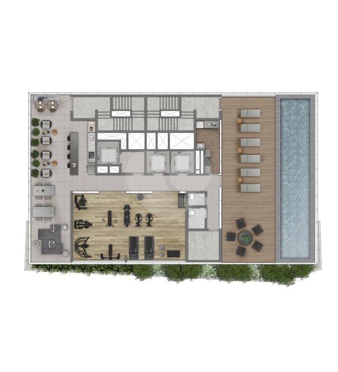 Studio à venda no Funchal 641 - Vila Olímpia - 36,20 m² com 1 vaga de garagem | Entrega em Dez/2024