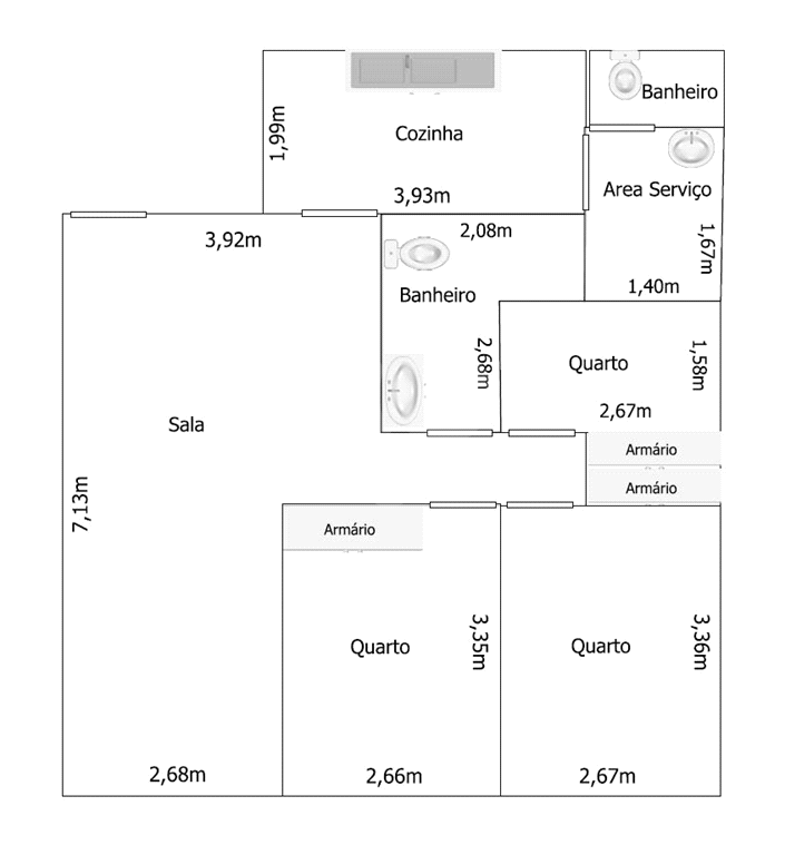 Apartamento a venda com 3 dormitórios e 1 vaga  no Jardim São Paulo, São Paulo.