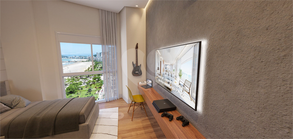 Lançamento de apartamentos no GONZAGA em Santos com 3 ou 4 suítes, 3 ou 4 vagas, varanda gourmet e vista para o mar