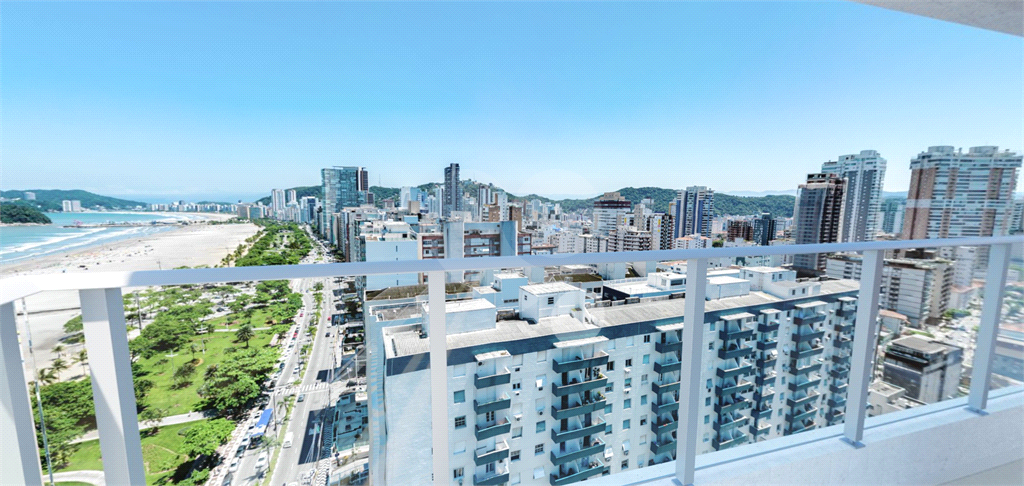 Lançamento de apartamentos no GONZAGA em Santos com 3 ou 4 suítes, 3 ou 4 vagas, varanda gourmet e vista para o mar