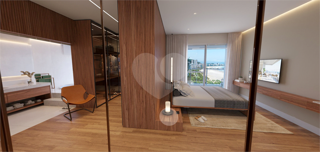 Lançamento de apartamentos no GONZAGA em Santos com 3 ou 4 suítes, 3 ou 4 vagas, varanda gourmet e vista para o mar