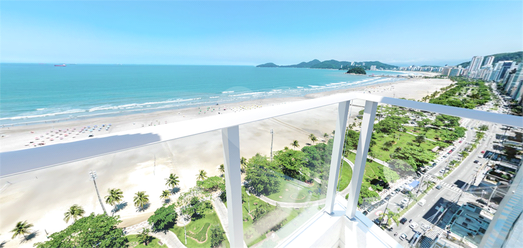 Lançamento de apartamentos no GONZAGA em Santos com 3 ou 4 suítes, 3 ou 4 vagas, varanda gourmet e vista para o mar