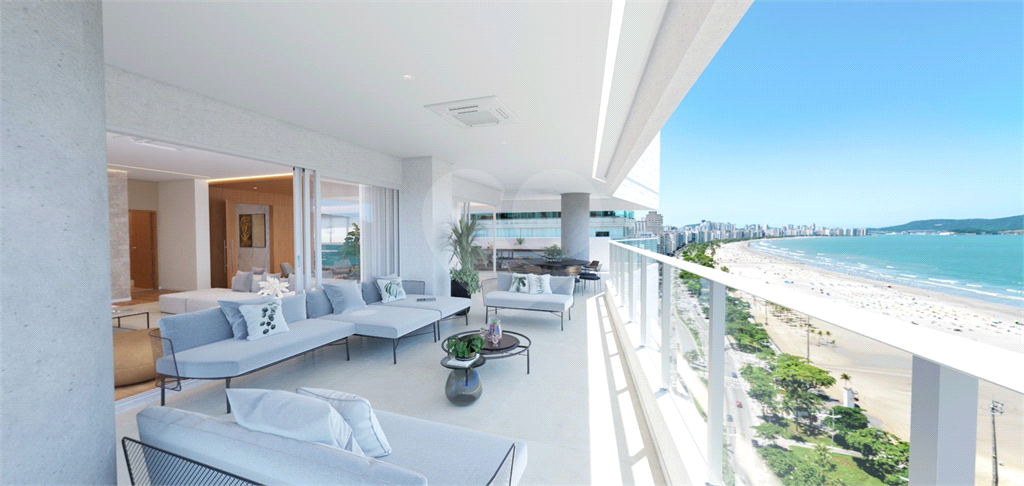 Lançamento de apartamentos no GONZAGA em Santos com 3 ou 4 suítes, 3 ou 4 vagas, varanda gourmet e vista para o mar