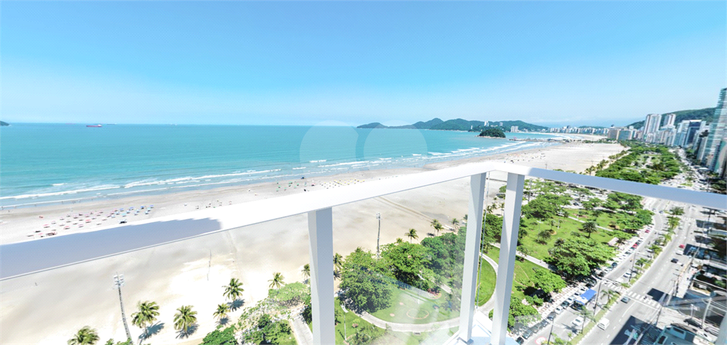 Lançamento de apartamentos no GONZAGA em Santos com 3 ou 4 suítes, 3 ou 4 vagas, varanda gourmet e vista para o mar