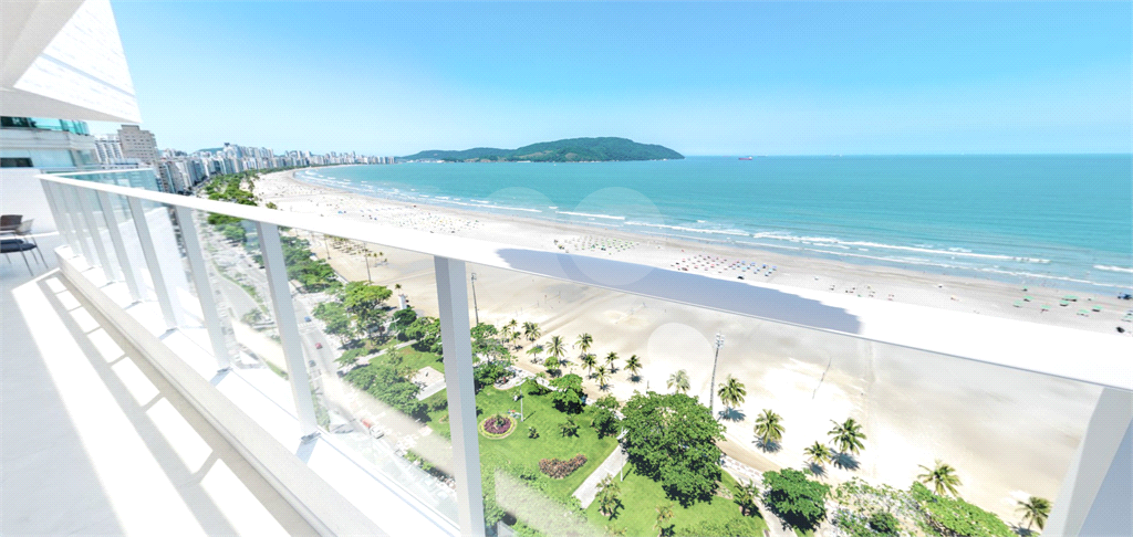Lançamento de apartamentos no GONZAGA em Santos com 3 ou 4 suítes, 3 ou 4 vagas, varanda gourmet e vista para o mar