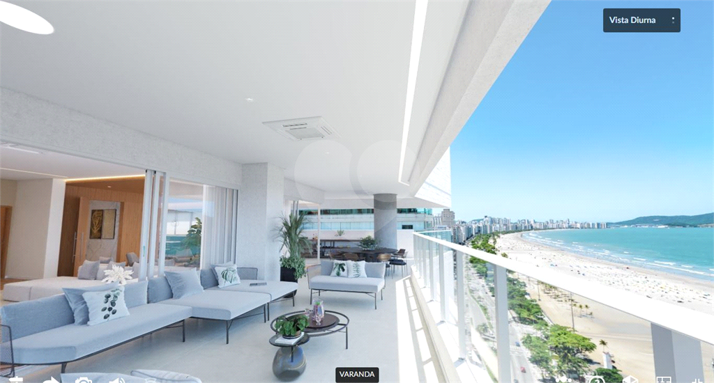 Lançamento de apartamentos em Santos com 4 suítes, 3 ou 4 vagas varanda gourmet e vista para o mar