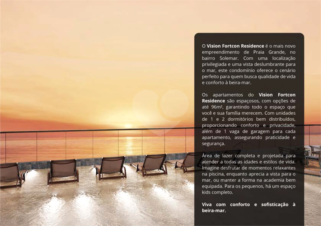 Apartamento Vista Mar, Praia Grande, Solemar, com 2 quartos, sendo 2 suítes, varanda gourmet e 1 vaga de garagem.